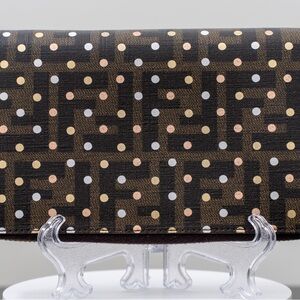 NWOT Authentic FENDI zip around wallet.